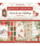 BLOC 10 FEUILLES HOME FOR THE HOLIDAYS 20.3X20.3CM SBBS68 STAMPERIA