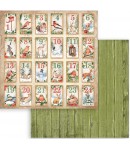 BLOC 10 FEUILLES HOME FOR THE HOLIDAYS 20.3X20.3CM SBBS68 STAMPERIA