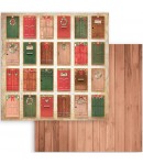 BLOC 10 FEUILLES HOME FOR THE HOLIDAYS 20.3X20.3CM SBBS68 STAMPERIA