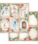 BLOC 10 FEUILLES HOME FOR THE HOLIDAYS 20.3X20.3CM SBBS68 STAMPERIA