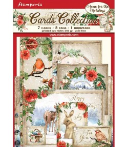 KIT CARTE COLLECTION HOME FOR THE HOLIDAYS - SBCARD14 STAMPERIA
