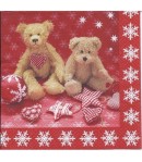 SERVIETTE OURSONS DE NOEL