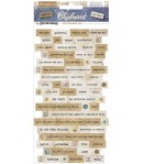 CHIPBOARD COSMOS INFINITY 15X30 - DFLCB64 STAMPERIA