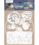 TAMPONS HD COSMOS INFINITY SUN AND MOON 14X18CM WTKCC217 STAMPERIA