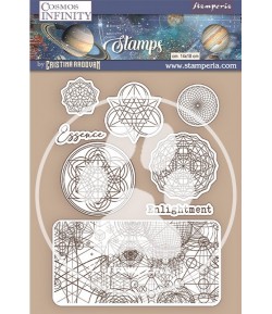 TAMPONS HD COSMOS INFINITY 14X18CM WTKCC219 STAMPERIA