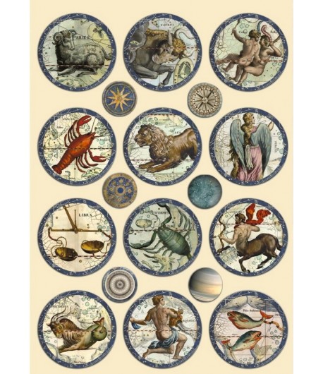 FORMES EN BOIS A5 COSMOS INFINITY - KLSP127 STAMPERIA