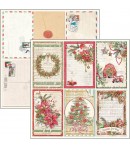 BLOC 12 FEUILLES CHRISTMAS VIBES CIAO BELLA 20X20CM CBH057