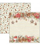 BLOC 12 FEUILLES CHRISTMAS VIBES CIAO BELLA 20X20CM CBH057