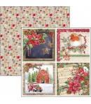 BLOC 8 FEUILLES CHRISTMAS VIBES PATTERNS CIAO BELLA 30X30CM CBT057