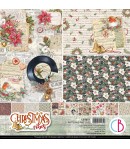 BLOC 8 FEUILLES CHRISTMAS VIBES PATTERNS CIAO BELLA 30X30CM CBT057