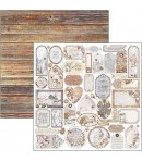 BLOC 8 FEUILLES COZY MOMENTS PATTERNS CIAO BELLA 30X30CM CBT056