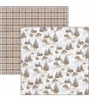 BLOC 8 FEUILLES COZY MOMENTS PATTERNS CIAO BELLA 30X30CM CBT056