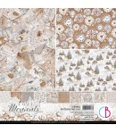 BLOC 8 FEUILLES COZY MOMENTS PATTERNS CIAO BELLA 30X30CM CBT056