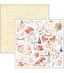 BLOC 8 FEUILLES DREAMLAND CIAO BELLA 30X30CM CBT058