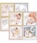 BLOC 8 FEUILLES DREAMLAND CIAO BELLA 30X30CM CBT058
