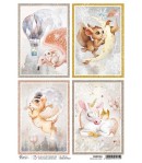 PAPIER DE RIZ A4 DREAMLAND CARDS 21 X 29.7 CM CIAO BELLA CBRP284