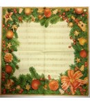 SERVIETTE PARTITION DE NOEL