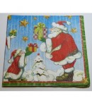 SERVIETTE PERES NOEL RIGOLOS