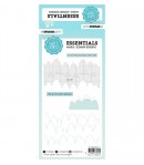 POCHOIR MONTAGNES - SCENERY BORDERS