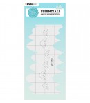 POCHOIR MONTAGNES - SCENERY BORDERS