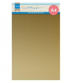 5 CARTONS METALLIQUES  A4 - OR