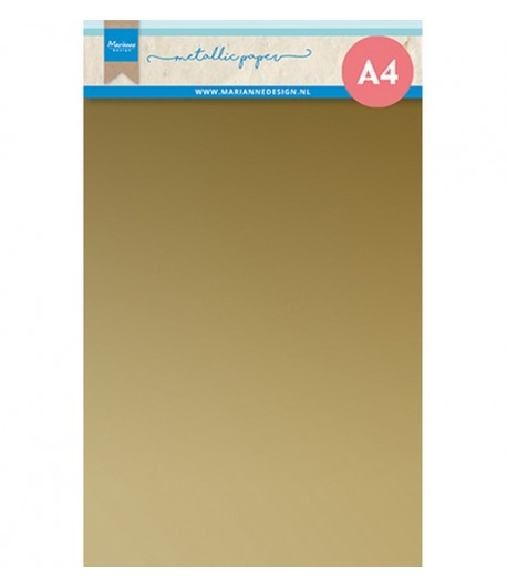 5 CARTONS METALLIQUES  A4 - OR