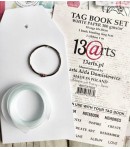 TAG BOOK -  18 X  10 CM - BLANC