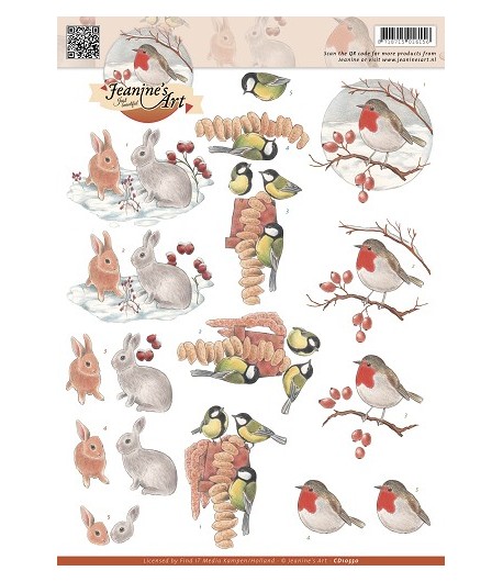 FEUILLE 3D WINTER - CD10550