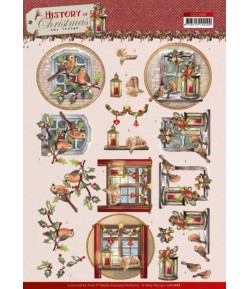 FEUILLE 3D HISTORY OF CHRISTMAS - CD11686