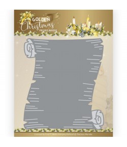 DIE GOLDEN CHRISTMAS - PAPER SCROLL - PM10236