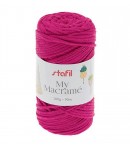 CORDON MACRAME ROSE 2 MM - 100 GR
