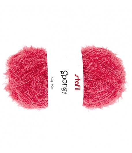 LAINE SPONGY ROSE FONCE - 04