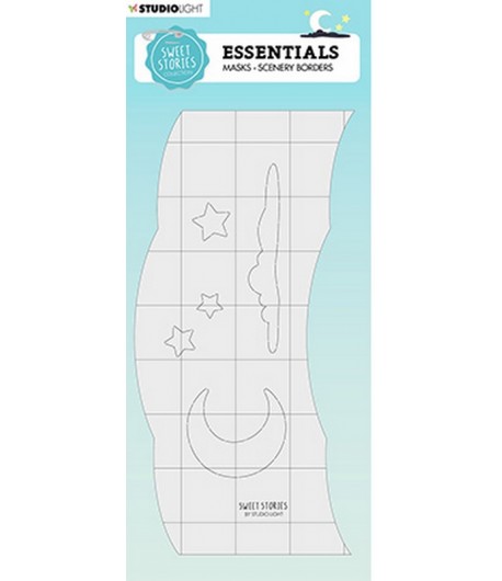 POCHOIR ETOILES LUNE - SCENERY BORDERS