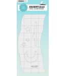 POCHOIR ETOILES LUNE - SCENERY BORDERS