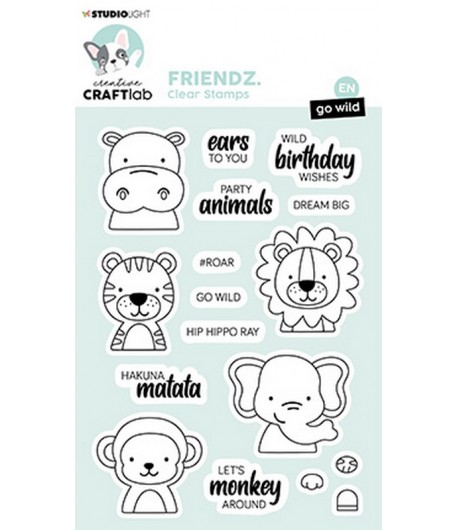 TAMPONS ANIMAUX DE LA JUNGLE - STUDIOLIGHT FRIENDZ N°267