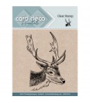 TAMPON CLEAR CHRISTMAS DEER CDECS116