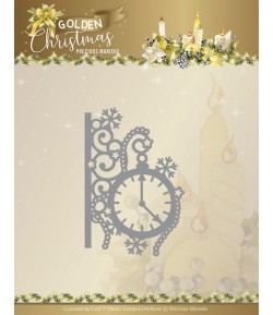 DIE GOLDEN CHRISTMAS - TRADITIONAL CLOCK - PM10242