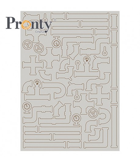 FORMES TUYAUX EN CARTON 1MM - A4