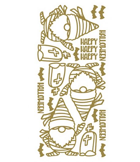 STICKERS GNOMES HALLOWEEN - OR