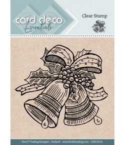 TAMPON CLEAR CHRISTMAS BELLS CDECS122