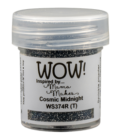 POUDRE A EMBOSSER WOW GLITTERS - COSMIC MIDNIGHT - WS374R