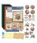 KIT STITCH AND DO FEUILLES 3D A GIFT FOR CHRISTMAS COLOUR 19