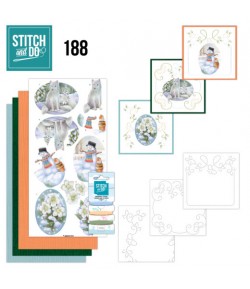 KIT 3D A BRODER WINTER GARDEN - STITCH AND DO - STDO188