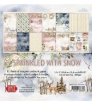 BLOC 12 FEUILLES 30.5 X 30.5 CM - SPRINKLED WITH SNOW