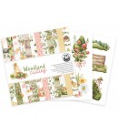 BLOC 24 FEUILLES 15 X 15 CM - WOODLAND CUTIES - PIATEK