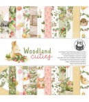 BLOC 24 FEUILLES 15 X 15 CM - WOODLAND CUTIES - PIATEK