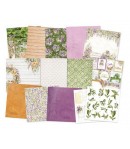 BLOC 24 FEUILLES 15 X 15 CM - SECRET GARDEN - PIATEK