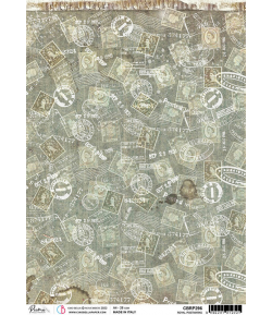 PAPIER DE RIZ A4 ROYAL POSTMARKS 21 X 29.7 CM CIAO BELLA CBRP296