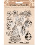 TAMPONS CLEAR ROMANTIC CHRISTMAS 14X18CM WTK157 STAMPERIA
