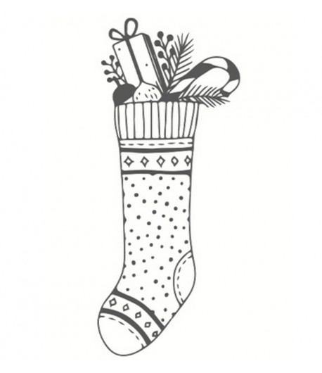 TAMPON BOIS - CHAUSSETTE DE NOEL